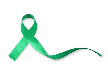 green ribbon for Cerebral Palsy Awareness Month