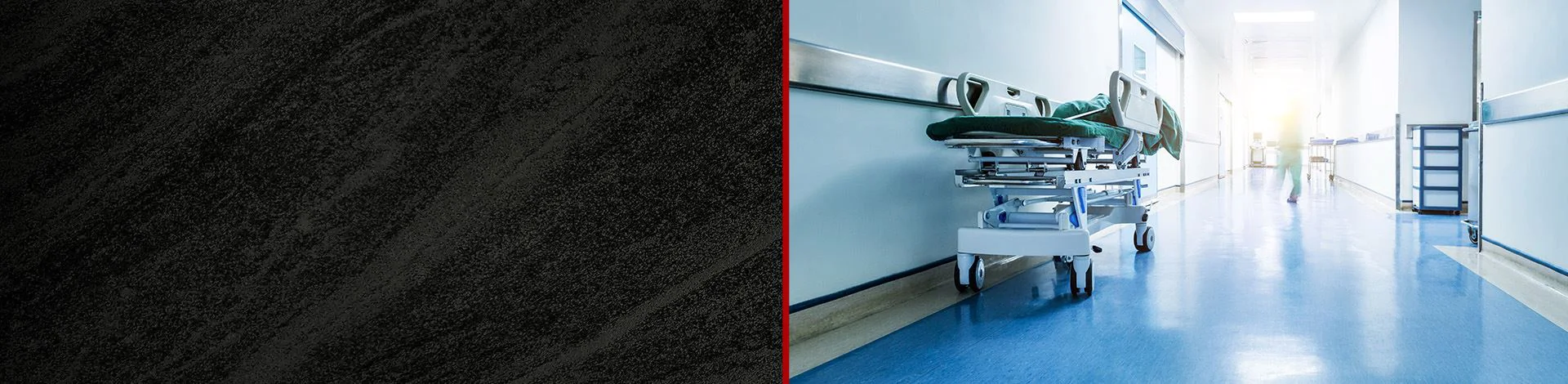 Hospital corridor and gurney for a Portland medical malpractice claim